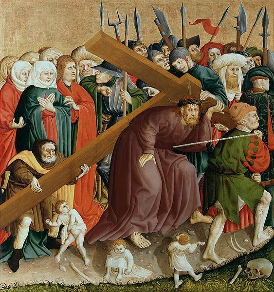 Hans Multscher The Cross of Christ; The Wings of the Wurzach Altar oil painting picture